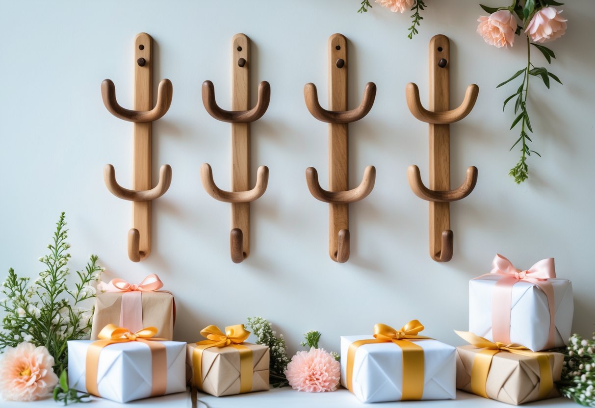 Gaveideer til mors dag der inkluderer knager i træ